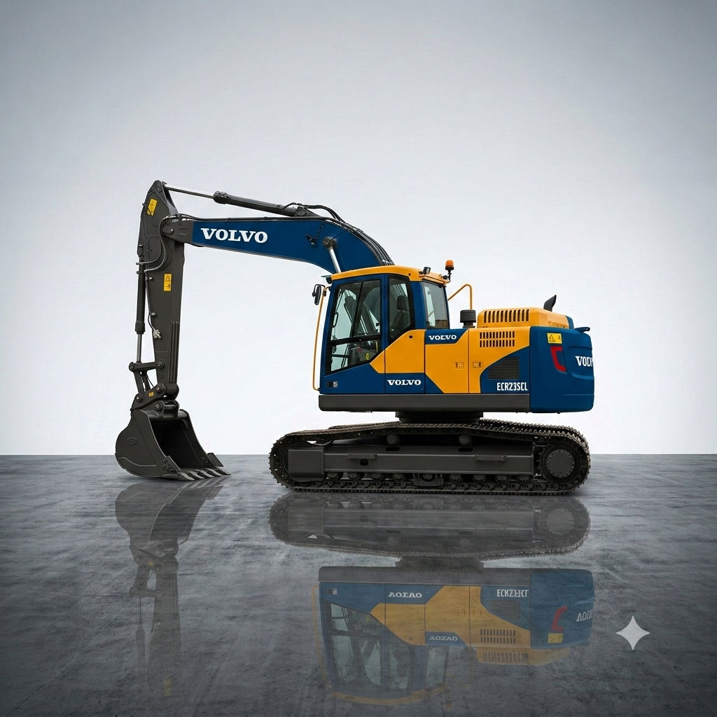 Excavator Volvo ECR235CL pe șenile